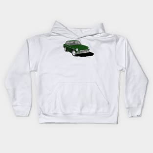 MGB GT Graphic Design -Green Kids Hoodie